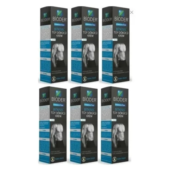 Bioder Tüy Dökücü Krem Bio-Epilation Erkekler için 100 ml 6 Adet - Görsel 6