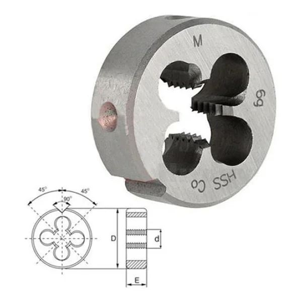 Völkel M27.1.0 Pafta DİN223, İnce Diş - Görsel 2