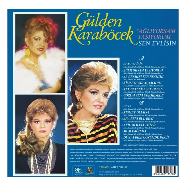 Gülden Karaböcek - Ağlıyorsam Yaşıyorum Plak - Görsel 5