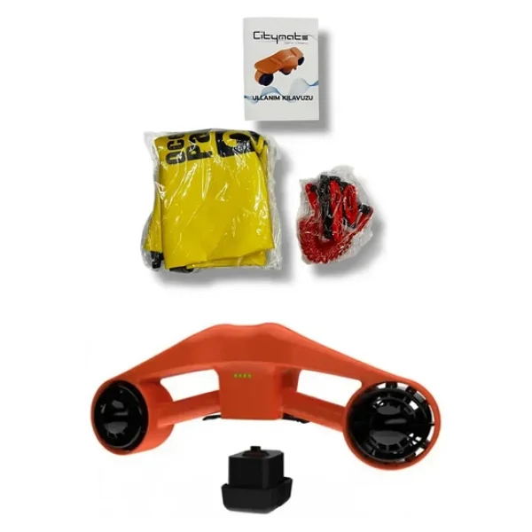Sea Scooter Elektrikli Deniz Havuz Scooter 2X600 W Çift Motor + Çift Batarya - Görsel 6