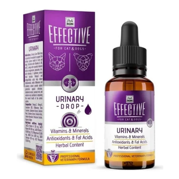 Delibon Effective Üriner Sistem Sağlığı 50 ml Kedi Köpek Takviyesi - Görsel 8