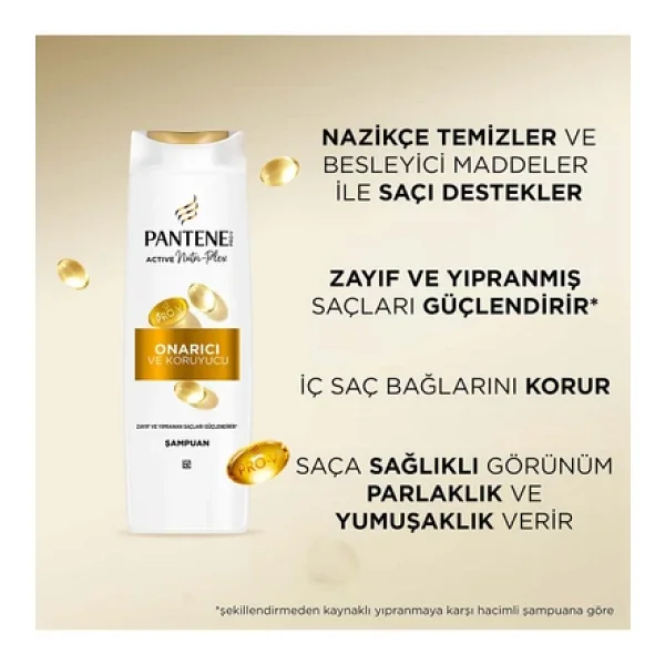 Pantene Onarıcı ve Koruyucu 800 ml Şampuan - Görsel 8