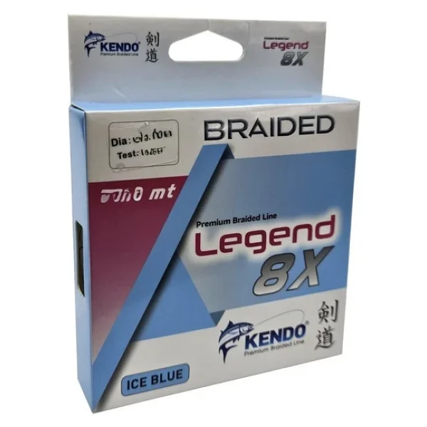 Kendo Legend 8X 150 m 0.08 mm 4.2 kg Ice Blue İp Misina - Görsel 2