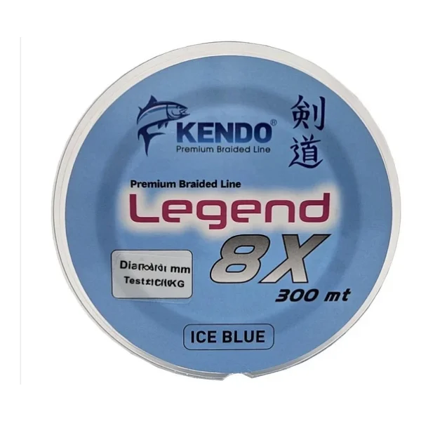 Kendo Legend 8X 150 m 0.08 mm 4.2 kg Ice Blue İp Misina - Görsel 4