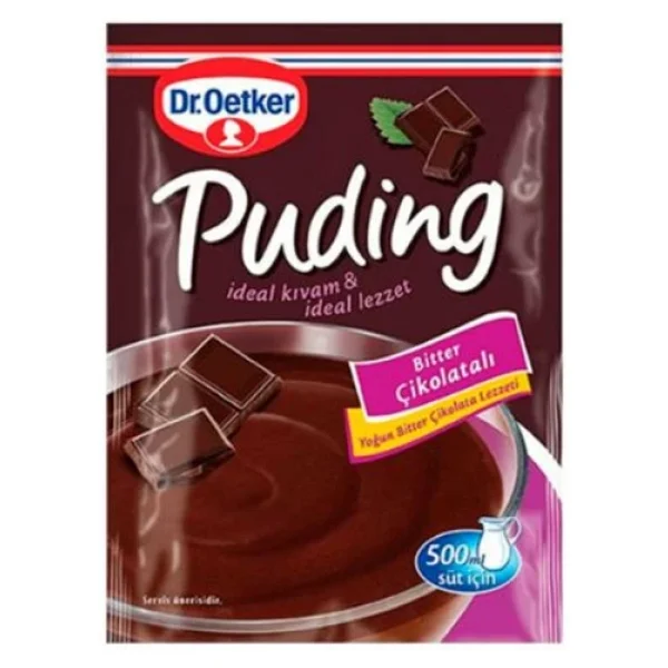 Dr. Oetker Bitter Çikolatalı Puding 111 gr - Görsel 2