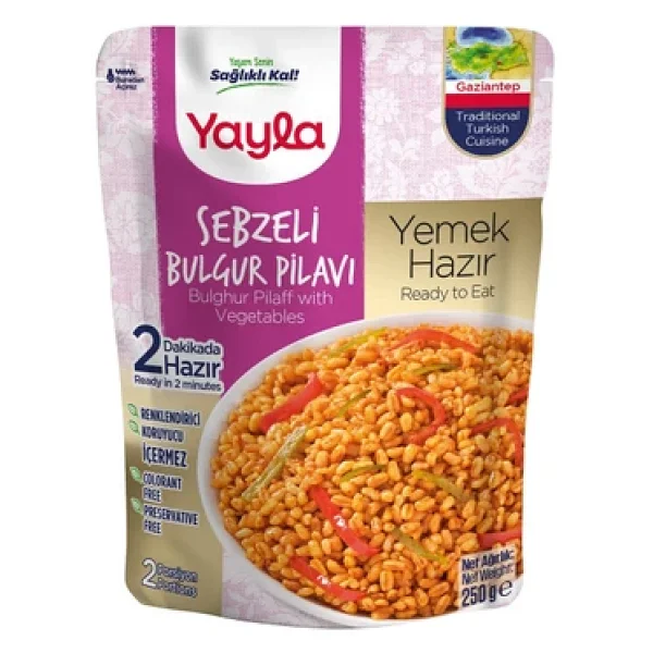 Yayla Hazır Sebzeli Bulgur Pilavı 250 gr - Görsel 3