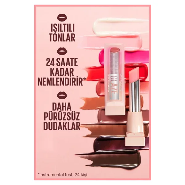 Maybelline New York Lifter Glaze 07 Berry Haze Renkli Dudak Balmı - Görsel 7