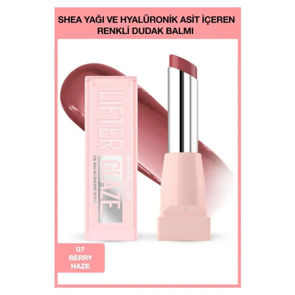 Maybelline New York Lifter Glaze 07 Berry Haze Renkli Dudak Balmı - Görsel 5