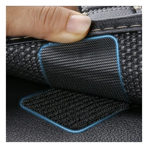 Araç Ev Ofis Çok Amaçlı Kaydırmaz Çift Taraflı Cırt Velcro Bant 16'lı Set 23x70mm Siyah - Görsel 4