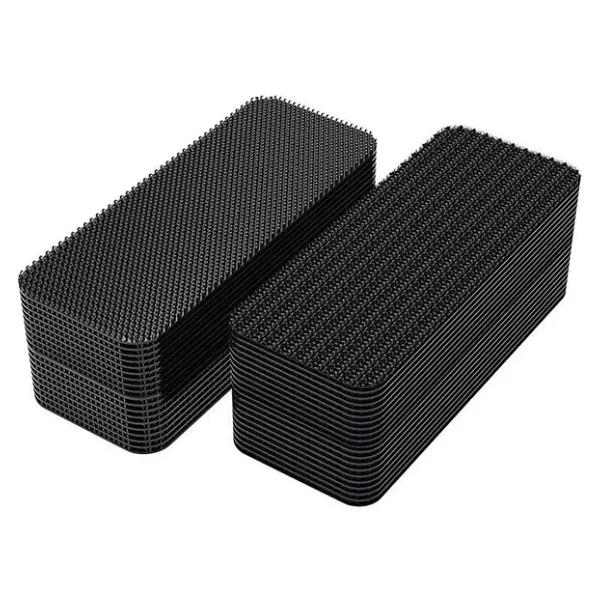 Araç Ev Ofis Çok Amaçlı Kaydırmaz Çift Taraflı Cırt Velcro Bant 16'lı Set 23x70mm Siyah - Görsel 6