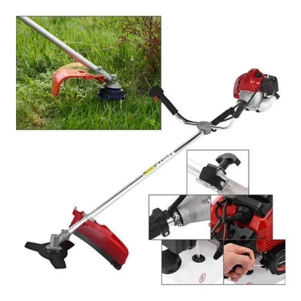 Deko Easy TURBO620 Full Otomatik Benzinli Çim Ot Çayır Biçme Tırpan Motoru Yan Tipi Tırpan 63CC 7.9hp - Görsel 2