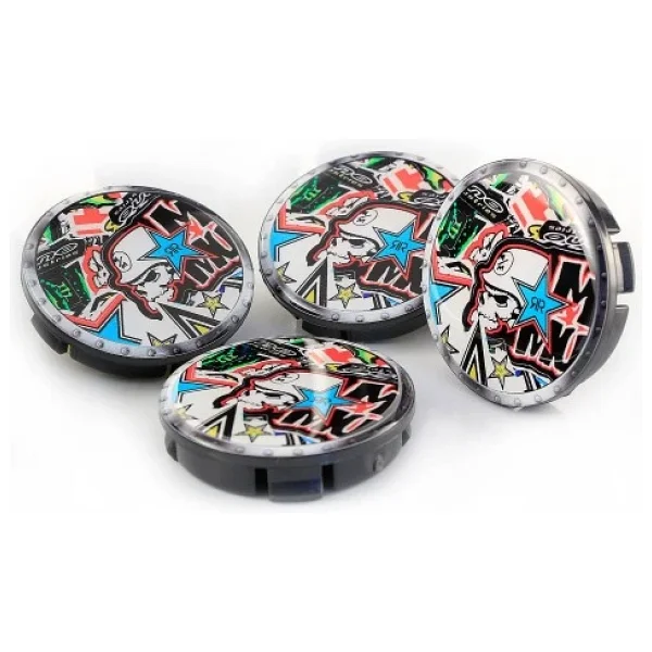 Schadel Rr Damla Geçme Jant Göbek Kapağı 4 Lü Set 55/58mm - Görsel 3