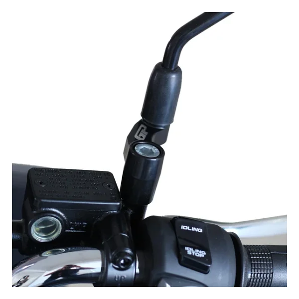 GP KOMPOZİT Honda PCX 125 / 150 2014-2025 Uyumlu Ayna Genişletme Siyah - Görsel 3