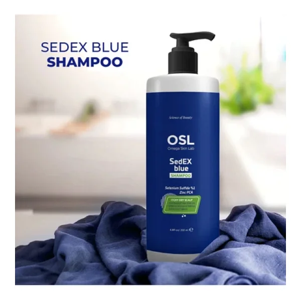 OSL Omega Skin Lab Sedex Blue Kepeğe Karşı Sülfatsız Şampuan 200 ml - Görsel 4