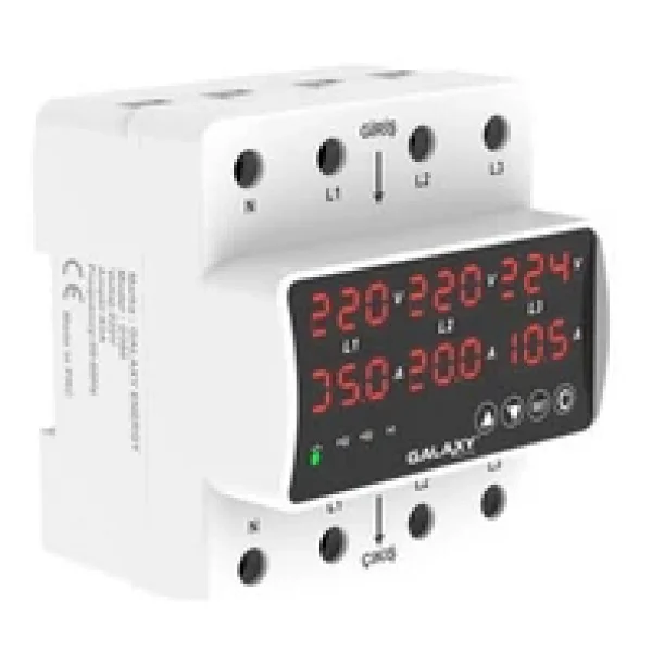Galaxy Energy D380 Trifaze Tip Voltaj Kontrol Ve Koruma Rölesi 2 Yıl Garanti - Görsel 5