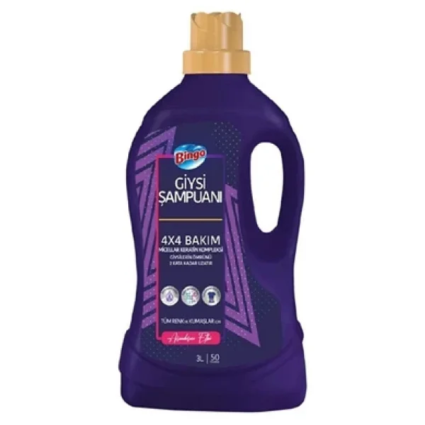 Bingo Giysi Şampuanı Arındırıcı Etki 4 lt - Görsel 6