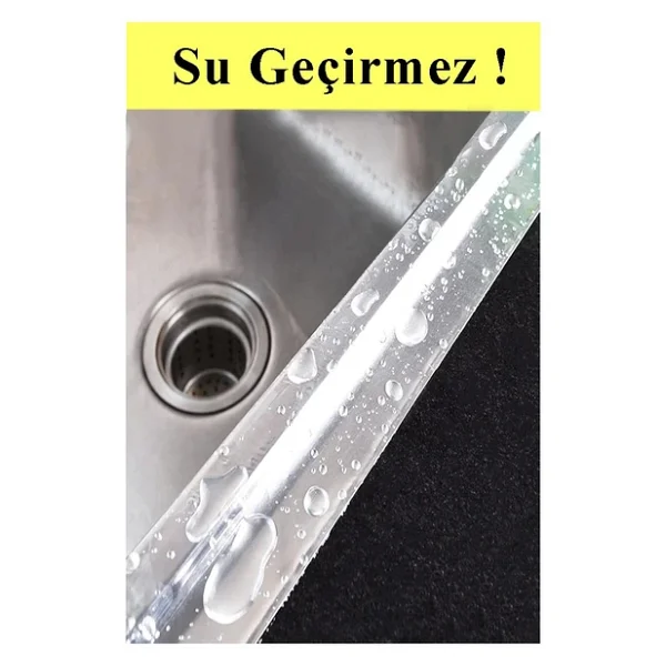 Alüminyum Bant 10 Metre 2 Paket Aliminyum Folyo Yapışkanlı Band Aspiratör Soba Borusu Tamir Sıcaklığa Dayanıklı Yanmaz - Görsel 5