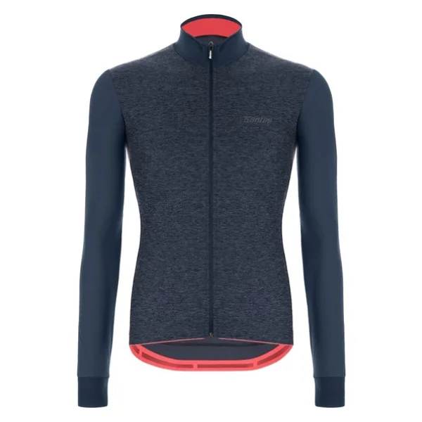 Santini Colore Puro Erkek Termal Kışlık Bisiklet Forması 2W216075RCOLORPUR0 - Görsel 7