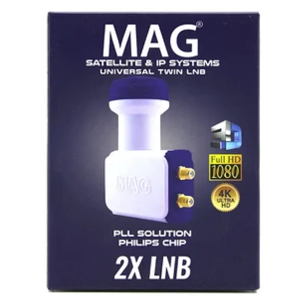 2Lİ Uydu LNB Universal Twin Full HD - 3D - 0.1dB RLE-200-Findit - Görsel 3
