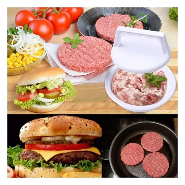 Hamburger Yapma Aparatı- Hamburger Pres Ve Köfte Kalıbı-Findit - Görsel 5