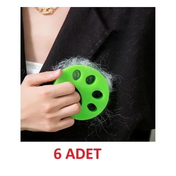 Findit Çamaşır Makinesi Ve Evcil Hayvanlar İçin Tüy Toplayıcı Yıkanabilir Aparat 6 Adet-Findit - Görsel 2