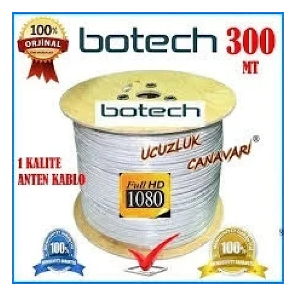 300MT Koaksiyel Uydu Anten Kablo RG 6/U4L-Findit - Görsel 3