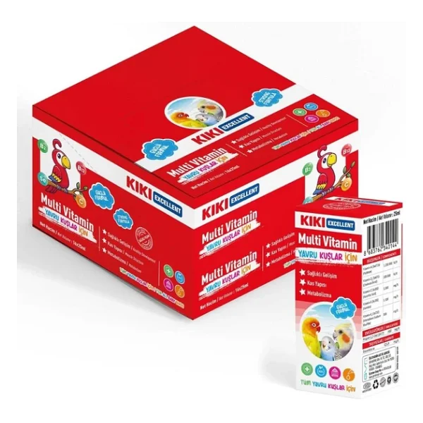 Kiki Excellent 25 ml Kuş Multivitamini - Görsel 5