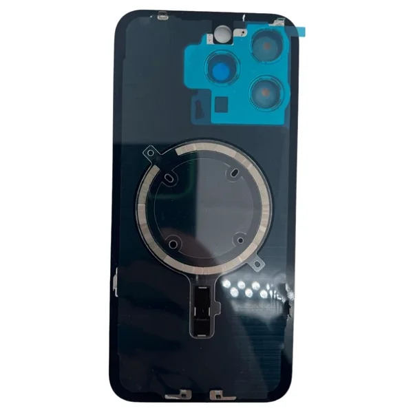 Teknonet Apple iPhone 15 Pro Uyumlu Kamera Camlı Batarya Kapağı + Magsafe Flex NT-110200 - Görsel 6