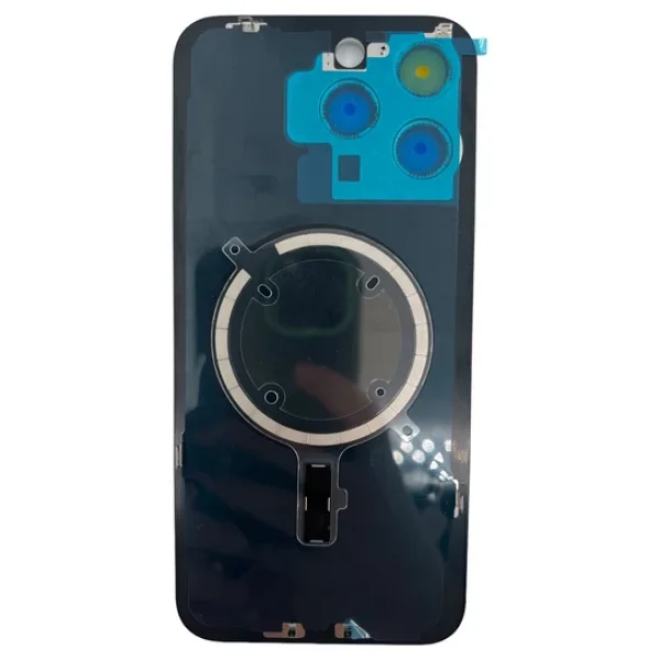 Teknonet Apple iPhone 15 Pro Uyumlu Kamera Camlı Batarya Kapağı + Magsafe Flex NT-110200 - Görsel 2