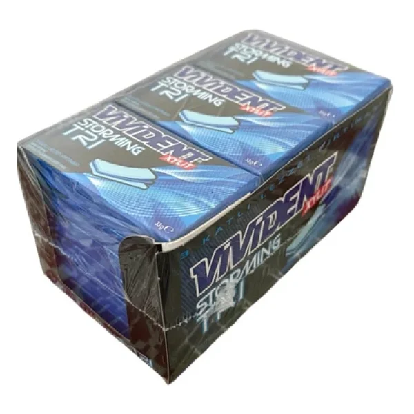 Vivident Storming Nane Aromalı 33 gr 18'li Paket Sakız - Görsel 2