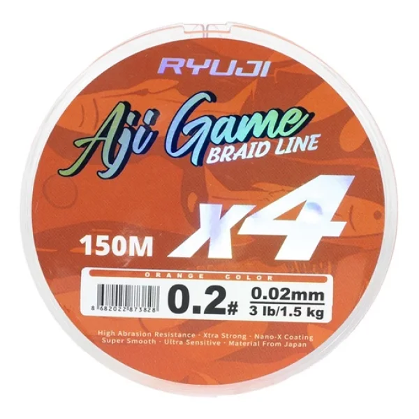 Ryuji Aji Game 4X 150 m 0.02 mm 1.5 kg İp Misina - Görsel 2
