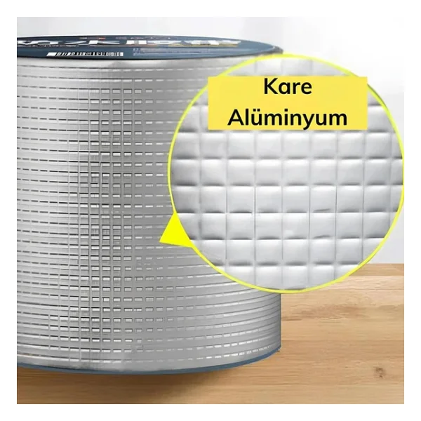 Çatı İzolasyon Bandı 96 Mm X 2 Mt Su Sızdırmazlık Geçirmez Delik Yalıtım Çamur Boru Sakız Tamir Bant - Görsel 3