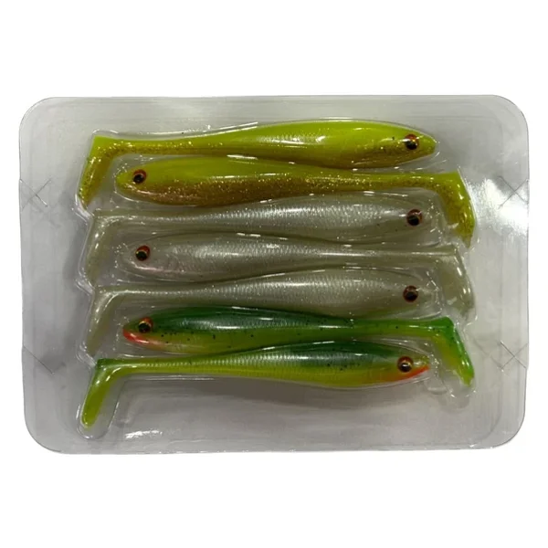 Daiwa Prorex Duckfin Shad 9cm 7 Adet Silikon Yem (UV Set) - Görsel 3