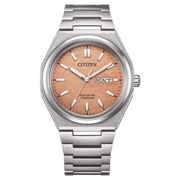 Citizen Super Titanium AW0130-85ZE Turuncu Erkek Kol Saati - Görsel 7