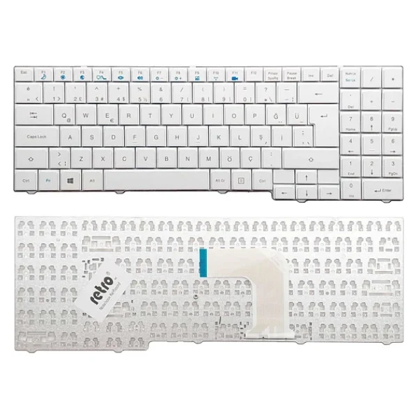 Casper CMA ile Uyumlu Notebook Klavyesi - Beyaz - TR - Görsel 2