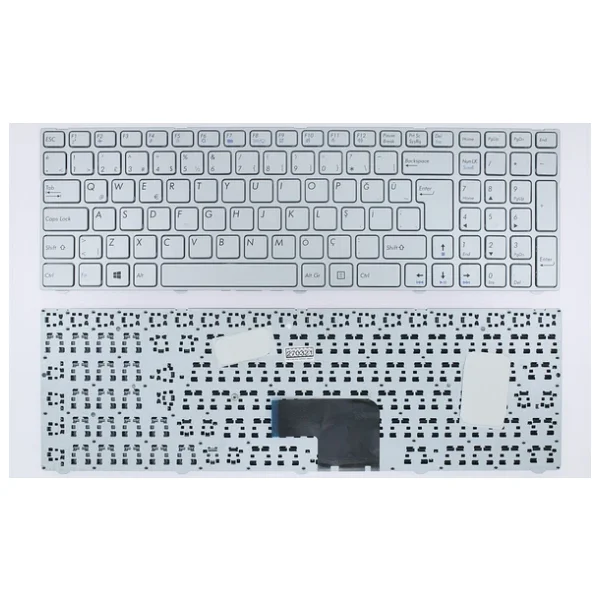 Casper Nirvana CSD, CGU, C15M ile Uyumlu Notebook Klavye - Silver - TR - Görsel 2