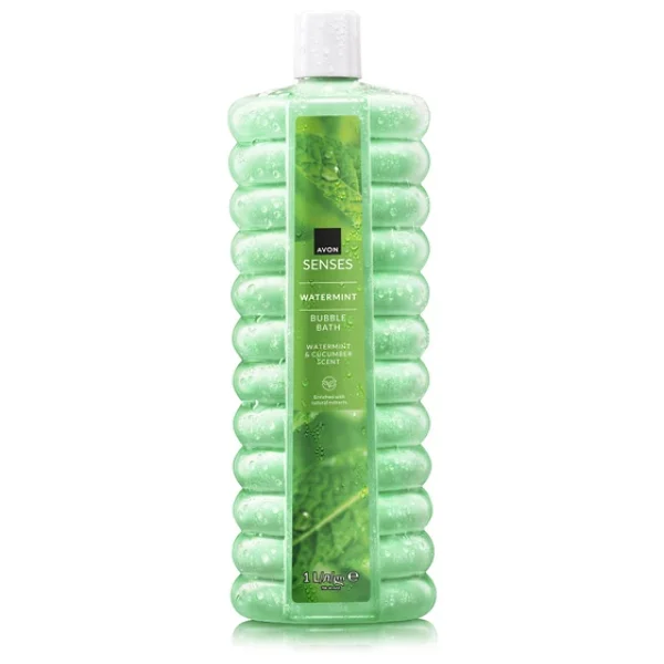 Avon Senses Water Mint Nane ve Salatalık 1000 ml Banyo Köpüğü - Görsel 2