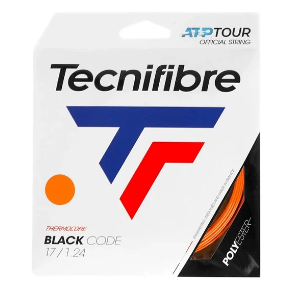 Tecnifibre Black Code 1.24 Kırmızı Tekli Kordaj 04GBL124XR - Görsel 2