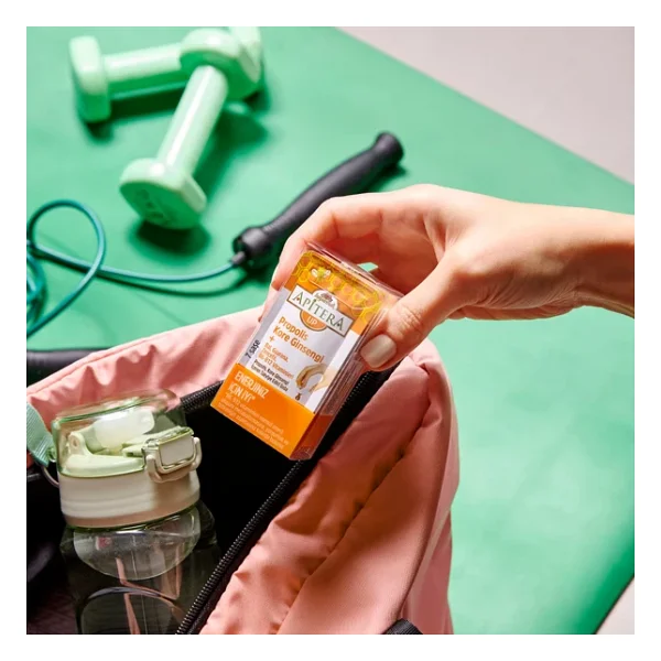 Apitera UP Doğal Bal, B Vitaminleri, Kırmızı Ginseng, Guarana ve Propolis İçeren Takviye Edici 56'lı Saşe - Görsel 5