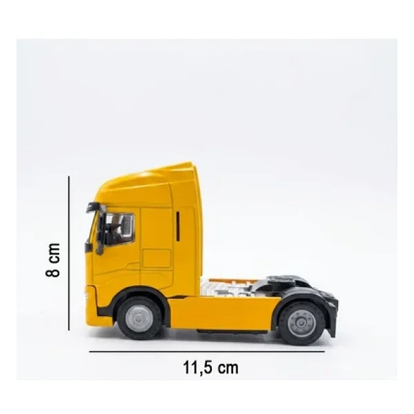 Işıklı Sesli Pilli Çek Bırak Metal Oyuncak Iveco Tır - Görsel 7