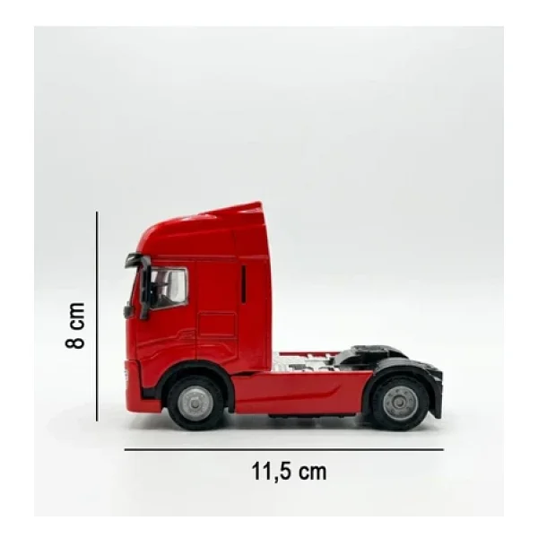 Işıklı Sesli Pilli Çek Bırak Metal Oyuncak Iveco Tır - Görsel 6