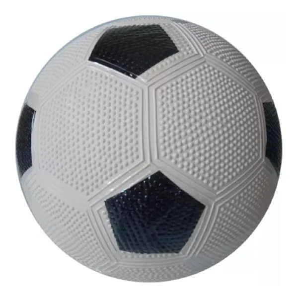 Janva Siyah Beyaz Maç Topu Futbol Topu Kauçuk + Pompa + Şişirme Iğnesi Beyaz - Görsel 3