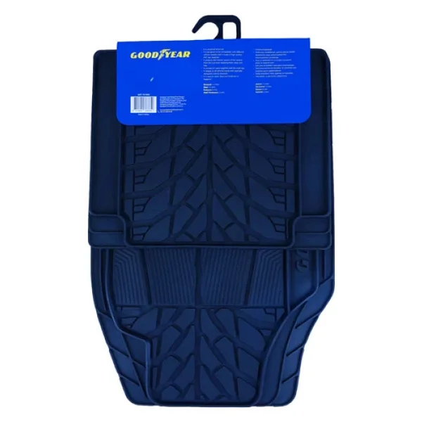Goodyear Pro PVC Universal Oto Paspas Seti - Tam Koruma, Şık Tasarım - Siyah - Görsel 8