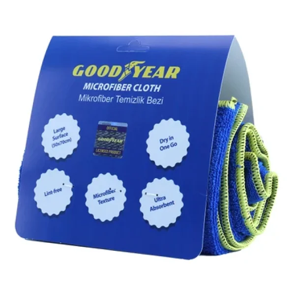 Goodyear Mikrofiber Bez Mavi - Görsel 5