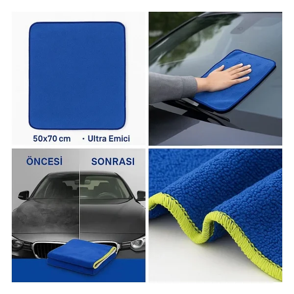 Goodyear Mikrofiber Bez Mavi - Görsel 4