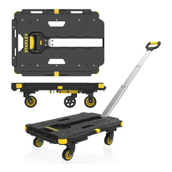 Stanley PC532 137 kg 62x45 cm Dört Tekerli Çekme Kollu Yük ve Paket Taşıma Arabası - Görsel 2