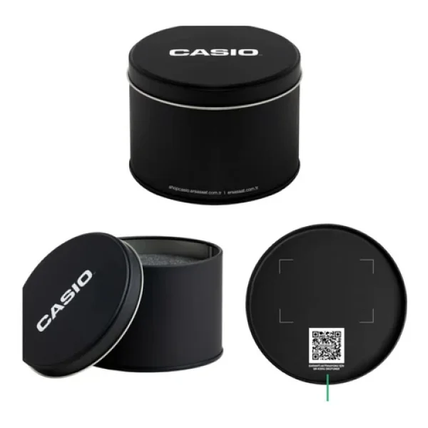 Casio Standart MTP-B120M-7AVDF Hasır Kordon Gümüş Erkek Kol Saati - Görsel 5
