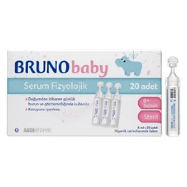 Bruno Baby 5 ml 20'li Flakon 2 Paket Serum Fizyolojik - Görsel 7