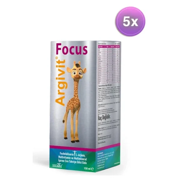 Argivit Focus Şurup 150 ml 5'li - Görsel 4