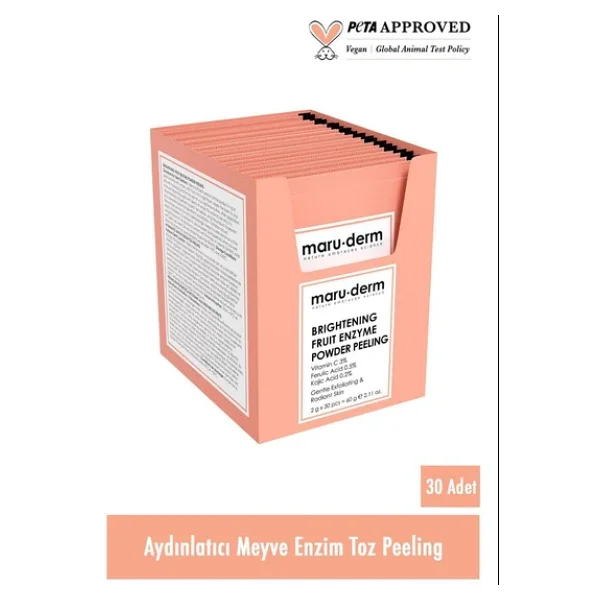 Maru.Derm Meyve Enzim Aydınlatıcı Peeling 60 gr - Görsel 3